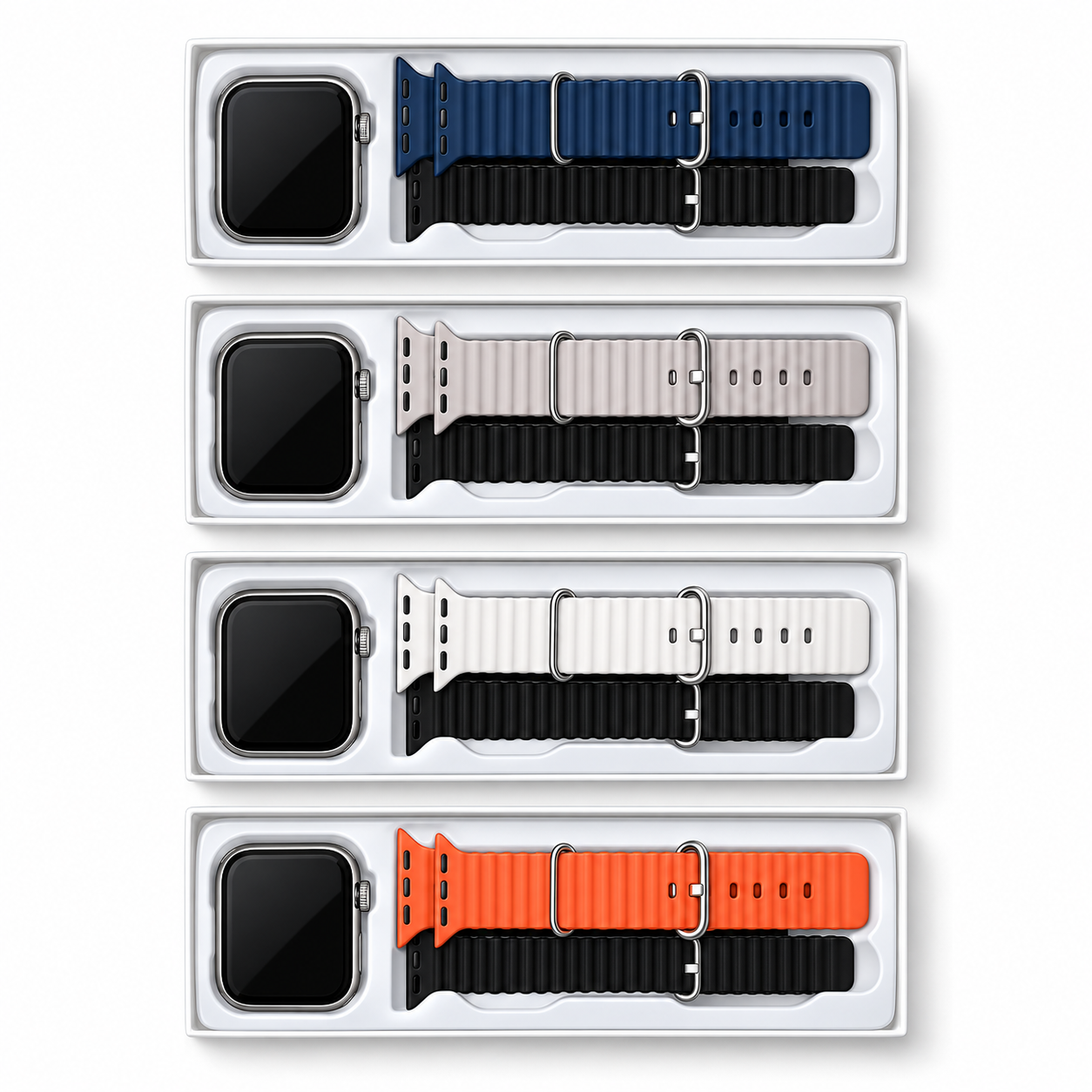 Smartwatch deportivo con correas intercambiables